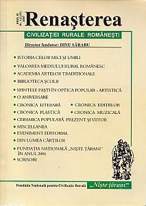Coperta carte Renaşterea civilizaţiei rurale româneşti